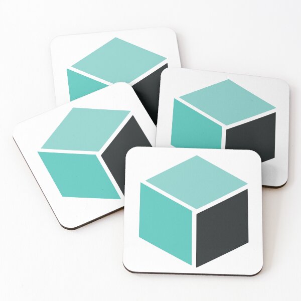 Item preview, Cube With Blue Tones Without Pattern designed and sold by MatthewLaMorsa.