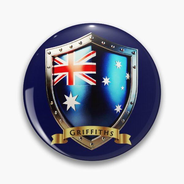 Item preview, Griffiths Family Australia Shield, Heritage Crest of Strength designed and sold by Highlandkings.