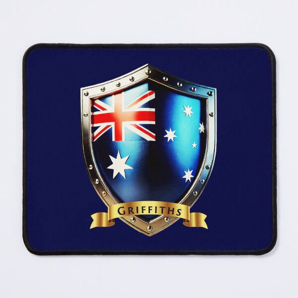 Item preview, Griffiths Family Australia Shield, Heritage Crest of Strength designed and sold by Highlandkings.