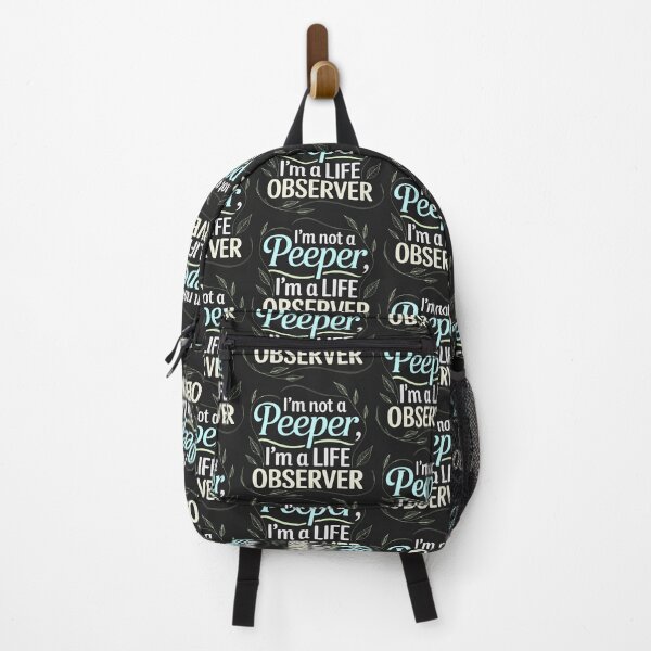 Item preview, Life Observer with Leaf Motifs in Blue and Green designed and sold by SplashTastic.