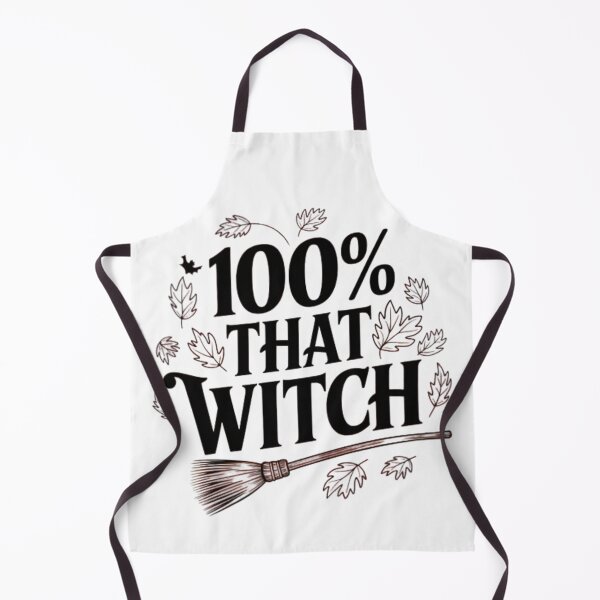 Item preview, 100% That Witch – Sassy Halloween Quote Design designed and sold by NRcollections24.