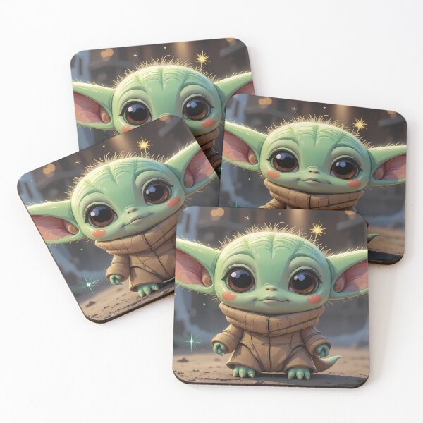Item preview, Baby Yoda Star Wars Characters Playful Cartoon Style designed and sold by ART ATTACK ZONE.