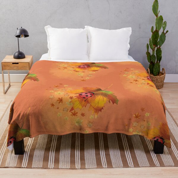 Item preview, Large ladybug on a maple leaf. designed and sold by Bogarka.