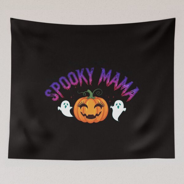 Item preview, Spooky Mama CyberPumpkin Horror Halloween Mom Shirt Family Matching Set designed and sold by MojNetSerwis WWK.