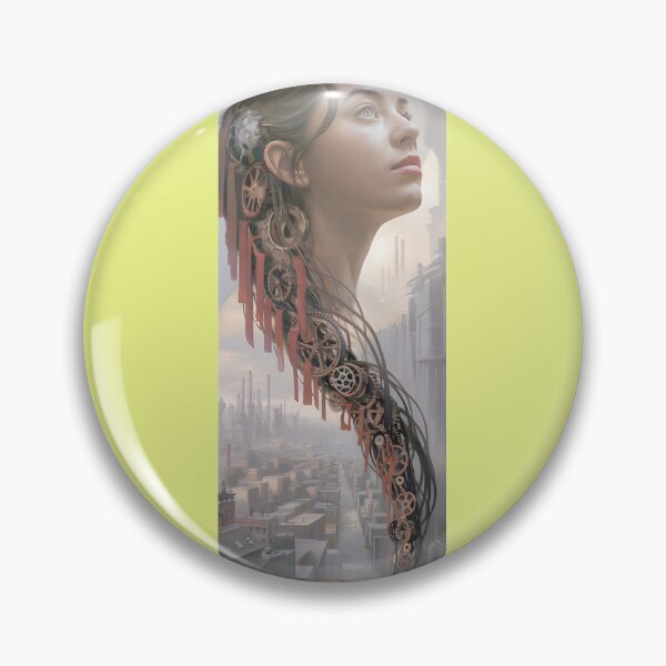 Item preview, Steampunk Girl with City Gears designed and sold by Scott Owens.