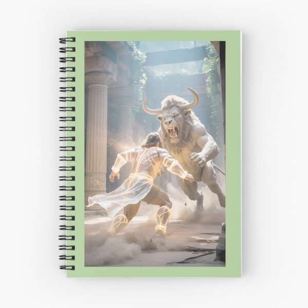 Item preview, Mythic Battle Warrior vs Minotaur designed and sold by Scott Owens.