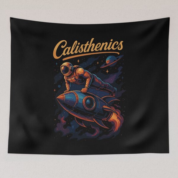 Item preview, Calisthenics Astronaut Push-ups Rocket Gift designed and sold by Pineapple-Tree.
