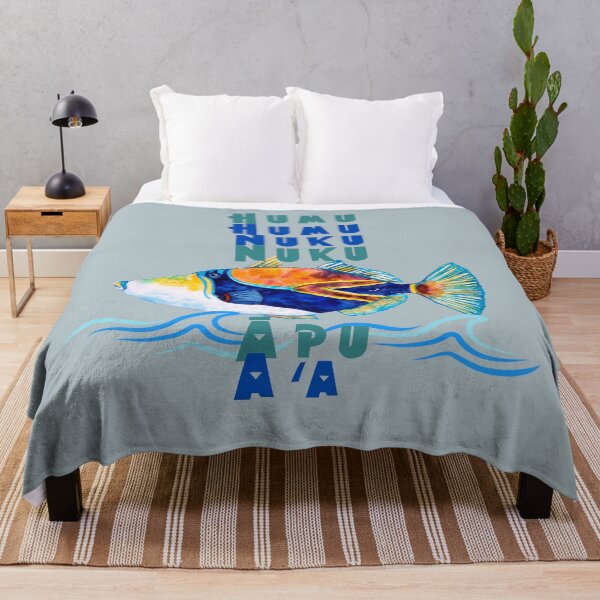 Item preview, Hawaiian State Fish and Wave designed and sold by J Marielle Designs.