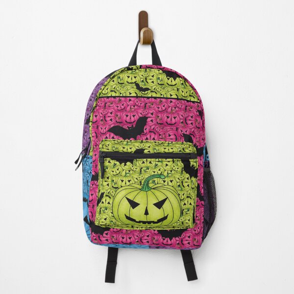 Item preview, Pattern with pumpkins and bats for Halloween in the style of modern art designed and sold by Cherevan.