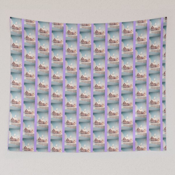 Item preview, Cozy Red Cabin in Snowy Wonderland designed and sold by Nicole Payne.