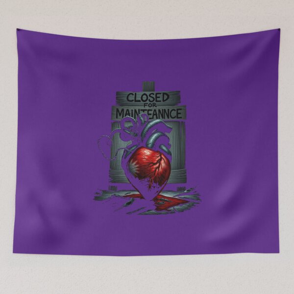 Item preview, Psychological Horror: Closed For Maintenance - Gothic Mind & Heart Dark Art designed and sold by karim38.