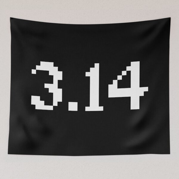 Item preview, 3.14 Pi in 8-bit Pixel designed and sold by Memes N Lore .