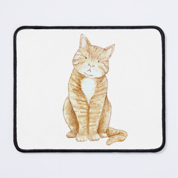 Item preview, Ginger Tabby Cat – Watercolour Illustration designed and sold by WillownWolfe.