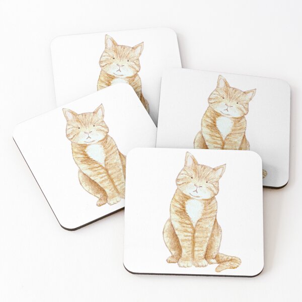 Item preview, Ginger Tabby Cat – Watercolour Illustration designed and sold by WillownWolfe.