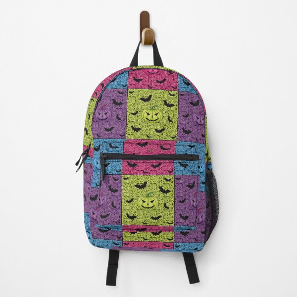 Item preview, Pattern with pumpkins and bats for Halloween in the style of modern art designed and sold by Cherevan.