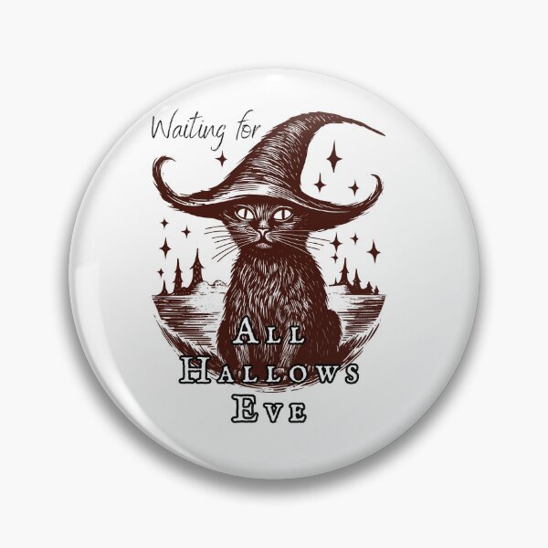 Item preview, Waiting for All Hallows Eve Halloween Graphic designed and sold by Chatty Hiker Tees.