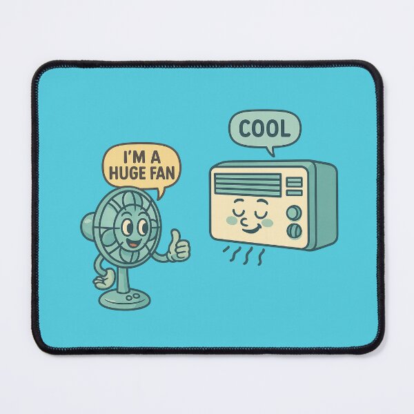 Artikelvorschau, Ventilator & Klimaanlage – I’m A Huge Fan entworfen und verkauft von InkTheFox.