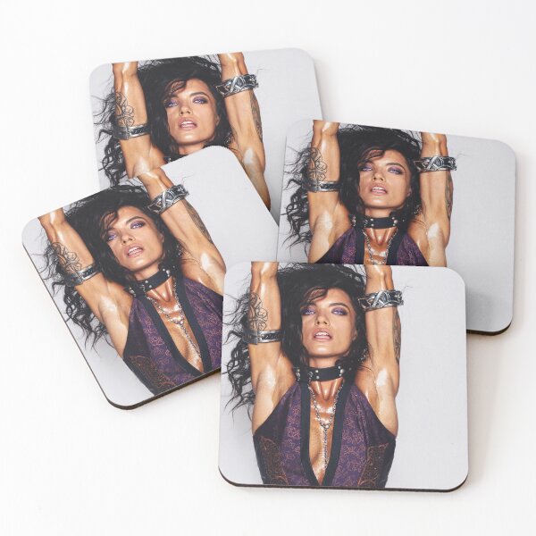 Item preview, Purple Eyed magical sorceress studio photo sexy grin and armpits  designed and sold by Vintage Designs +.