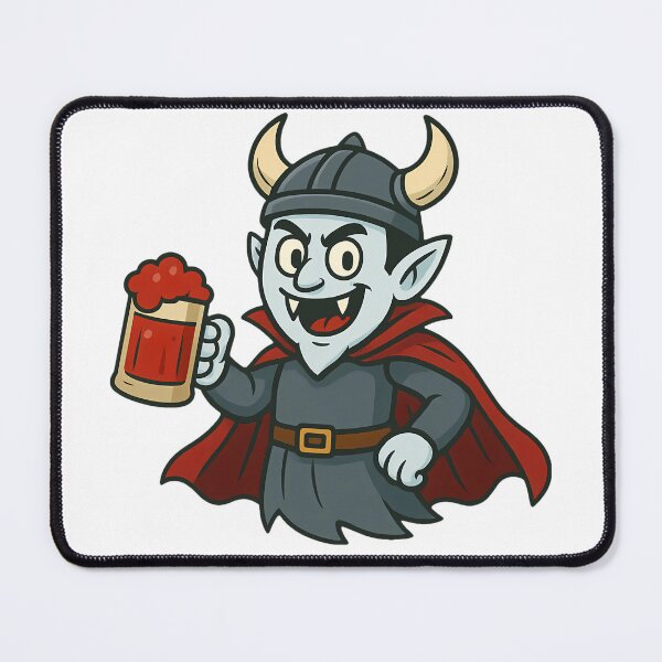 Item preview, Cartoon Vampire Viking designed and sold by NorseDrip.