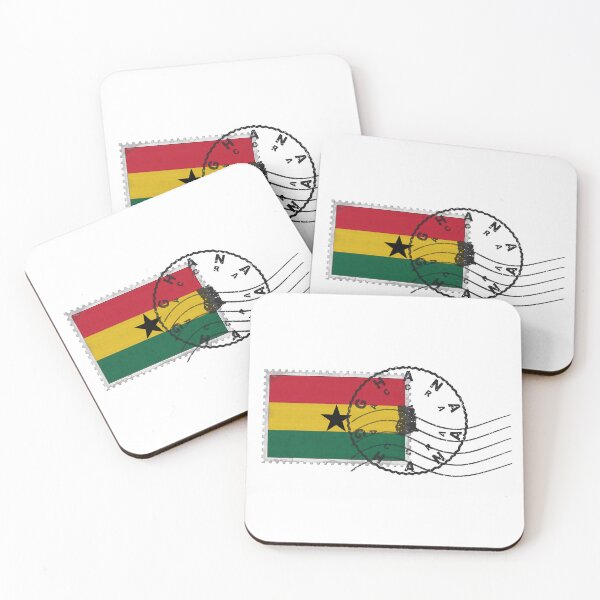 Item preview, Ghana Accra Stamp with National Flag and Postmark designed and sold by Allexxandar.