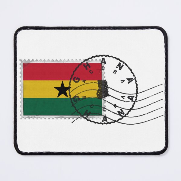 Item preview, Ghana Accra Stamp with National Flag and Postmark designed and sold by Allexxandar.