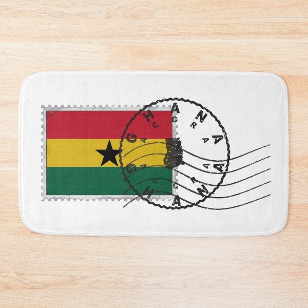 Item preview, Ghana Accra Stamp with National Flag and Postmark designed and sold by Allexxandar.