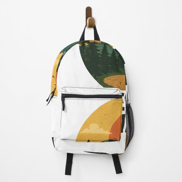 Item preview, Adventure Awaits Mountain Scene Sticker  designed and sold by Travelcases.