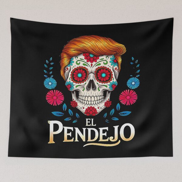 Item preview, El Pendejo Dia de los Muertos Halloween Anti Trumpf No Kings 2.0 designed and sold by zptees.