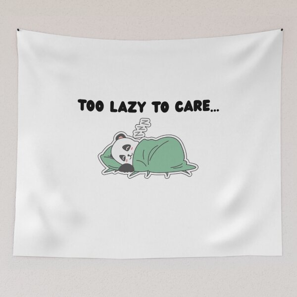 Item preview, Too lazy to care cute lazy panda designed and sold by AnfalAl-Sabti.