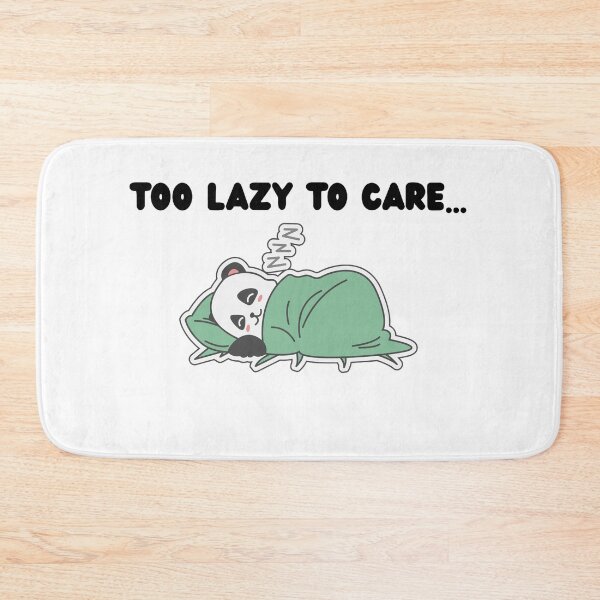 Item preview, Too lazy to care cute lazy panda designed and sold by AnfalAl-Sabti.