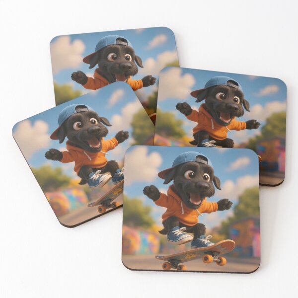 Item preview, Skater Giant Schnauzer designed and sold by Sillytoe.