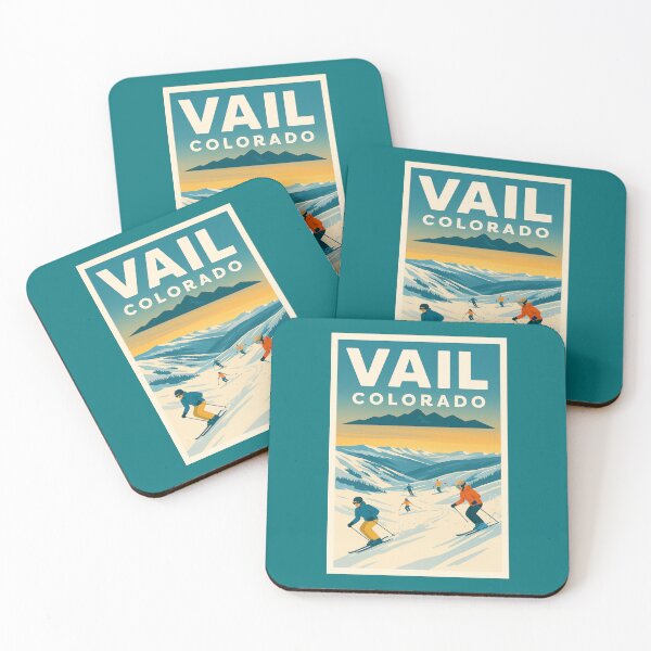 Item preview, Vail Colorado Ski Vacation Poster designed and sold by Halifaxartguy.