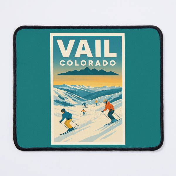 Item preview, Vail Colorado Ski Vacation Poster designed and sold by Halifaxartguy.