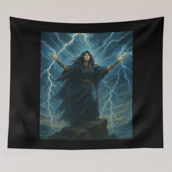 Item preview, Storm Witch – Mistress of Thunder and Lightning designed and sold by jolille.