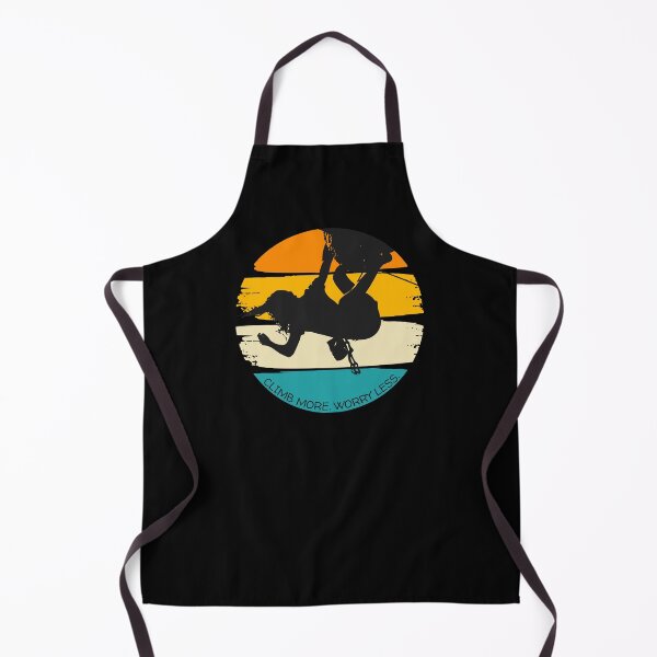 Item preview, Climb More Worry Less – Motivational Rock Climbing Design designed and sold by wildexperience.