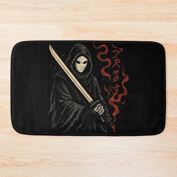 Item preview, “Whispers of the Blade – Hooded Katana Warrior Backpack designed and sold by FUIRY .