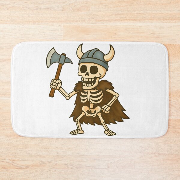 Item preview, Cartoon Skeleton Viking designed and sold by NorseDrip.