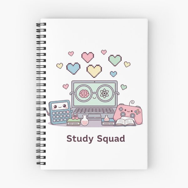 Item preview, Chibi STEM Gamer Study Squad Cute Laptop Calculator Controller Pastel Kawaii designed and sold by Dazai_shop⭐⭐⭐⭐⭐.