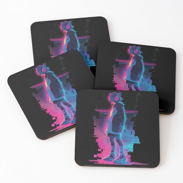 Item preview, Gamer Girl Neon Lights designed and sold by RedPandi art.