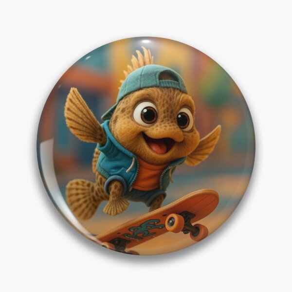 Item preview, Pez gobio patinador designed and sold by Sillytoe.