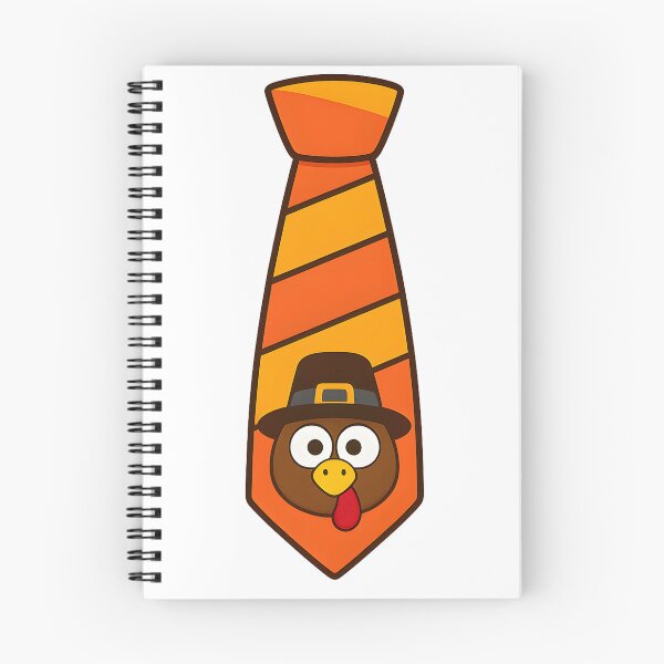 Item preview, A brightly colored thanksgiving tie with a turkey face designed and sold by Judy'sGoodstuff.