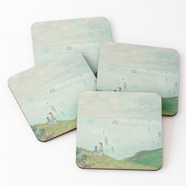 Item preview, Cliffs at Pourville (1882) | Monet. designed and sold by Oliveirallan.