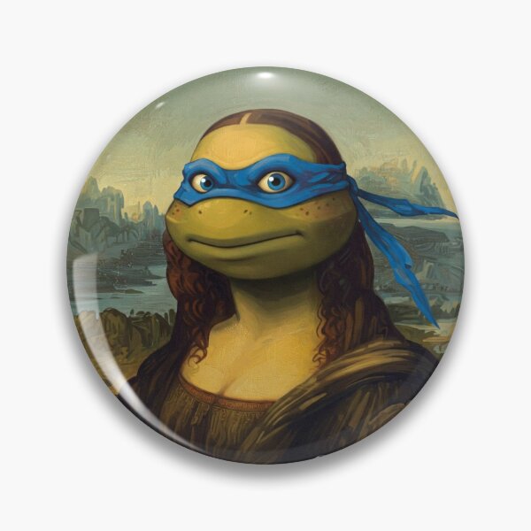 Item preview, TMNT Leonardo as Mona Lisa  designed and sold by Tamara Obscura.