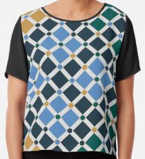 Blusa Diseño del azulejo del palacio español Alhambra Nasrid