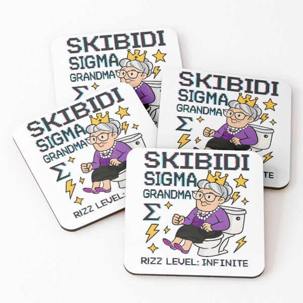 Item preview, Skibidi Sigma Grandma Meme Art | Infinite Rizz Queen Viral Digital Download designed and sold by AnnDesignStudio.