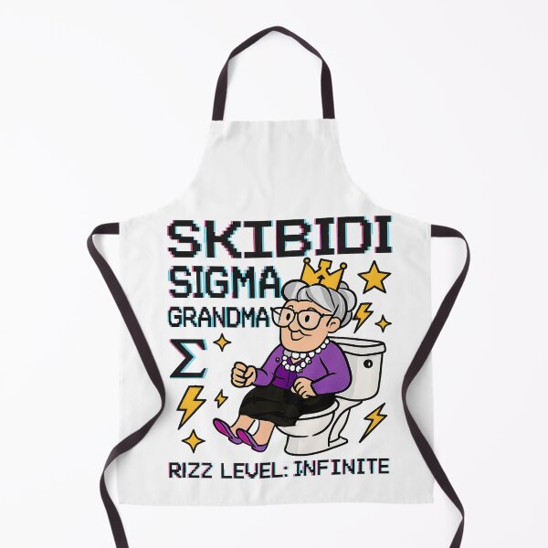 Item preview, Skibidi Sigma Grandma Meme Art | Infinite Rizz Queen Viral Digital Download designed and sold by AnnDesignStudio.