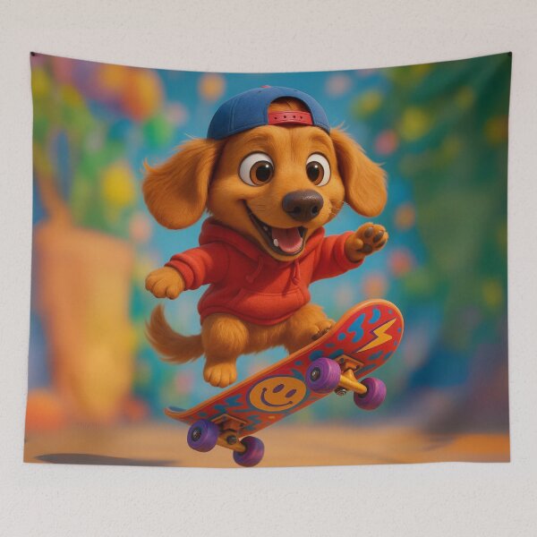 Item preview, Skater Golden Dox designed and sold by Sillytoe.