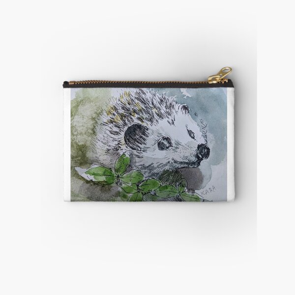 Item preview, Watercolor and Ink Hedgehog designed and sold by Kara Draws.