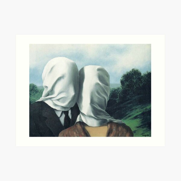 René Magritte - Los amantes II Lámina artística