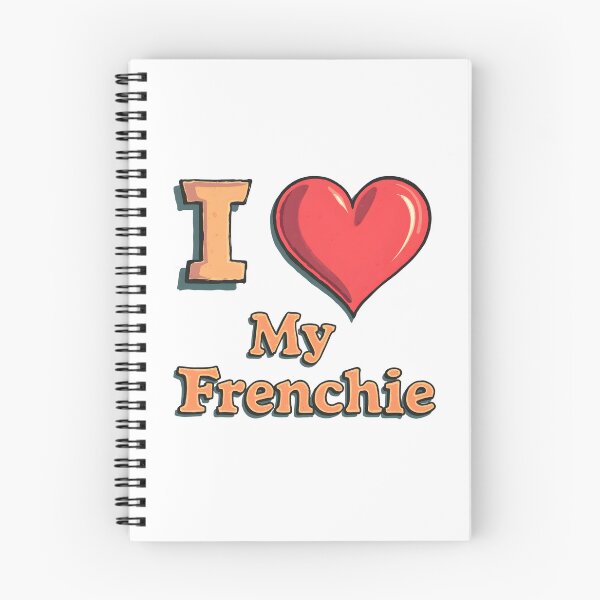 Item preview, I Heart My Frenchie designed and sold by TheEmptyBottleStudio.